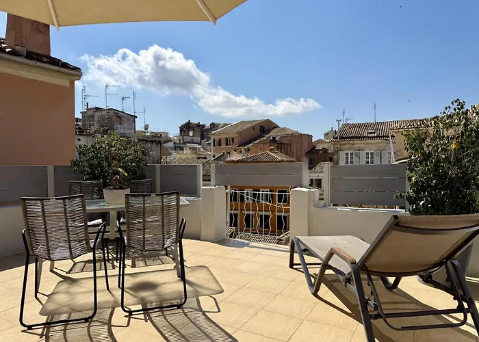 Appartement Casa Afrodite Old Town Corfu Duplex With Private Roof Terrace Next To St Spyridon Corfu (city)