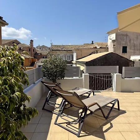 Apartmán Casa Afrodite Old Town Corfu Duplex With Private Roof Terrace Next To St Spyridon *