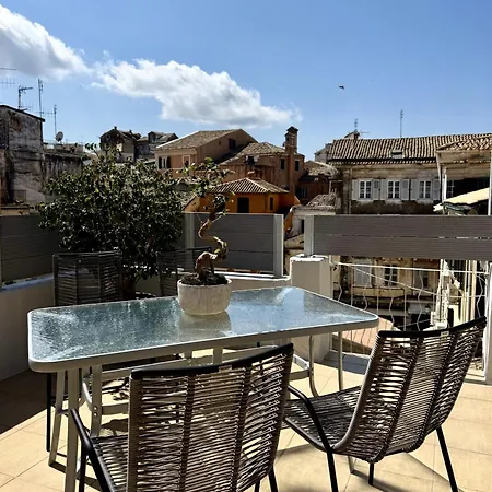 Apartmán Casa Afrodite Old Town Corfu Duplex With Private Roof Terrace Next To St Spyridon