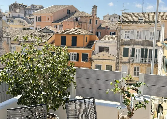 Casa Afrodite Old Town Corfu Duplex With Private Roof Terrace Next To St Spyridon